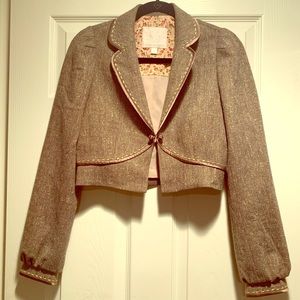 Rebeca Taylor Crop Blazer